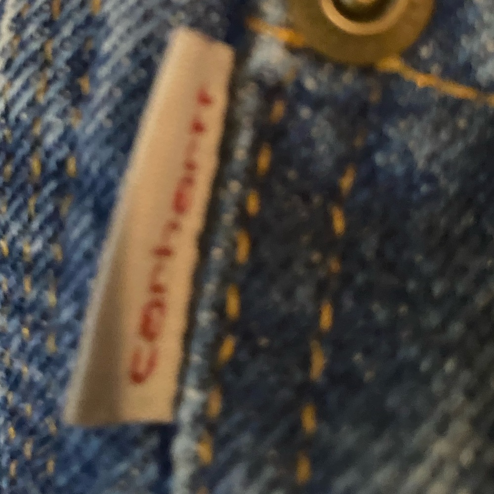 Men's  Carhartt 32/30 relaxed fit Blue Straight Jeans - Picture 5 of 10